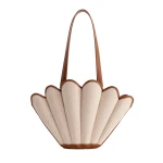 Mlouye Mini Seashell Tote in Canvas | Mini Bags | Coveti