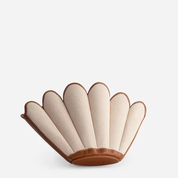 Mlouye Mini Seashell Tote in Canvas | Mini Bags | Coveti
