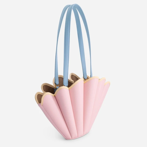 Mlouye Mini Seashell Tote in Gummy | Mini Bags | Coveti