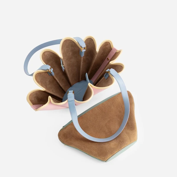 Mlouye Mini Seashell Tote in Gummy | Mini Bags | Coveti