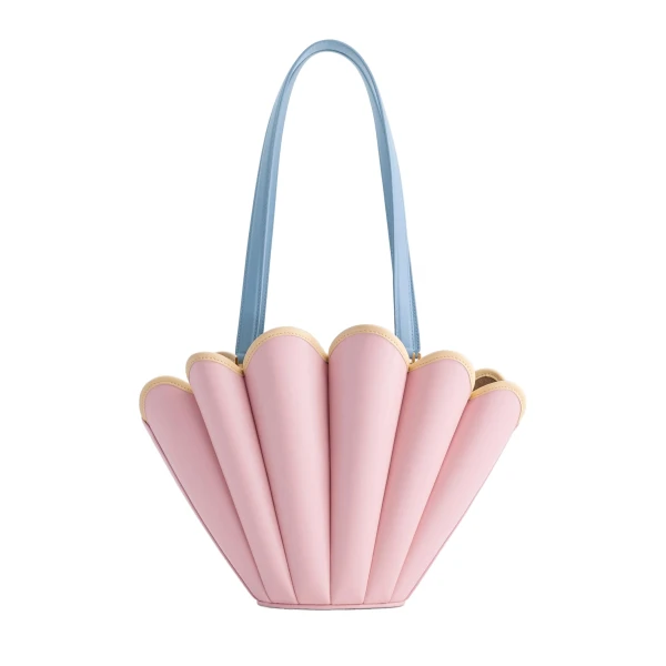 Mlouye Mini Seashell Tote in Gummy | Mini Bags | Coveti