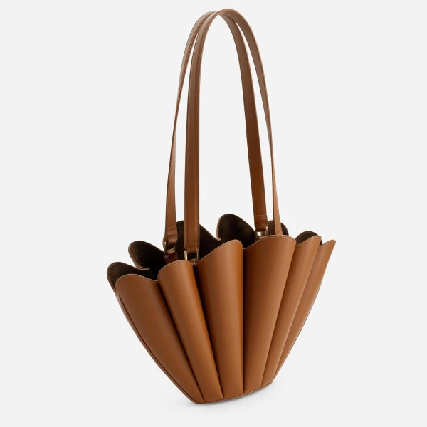 Mlouye Mini Seashell Tote in Tan | Mini Bags | Coveti