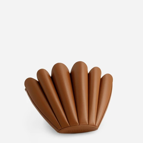 Mlouye Mini Seashell Tote in Tan | Mini Bags | Coveti