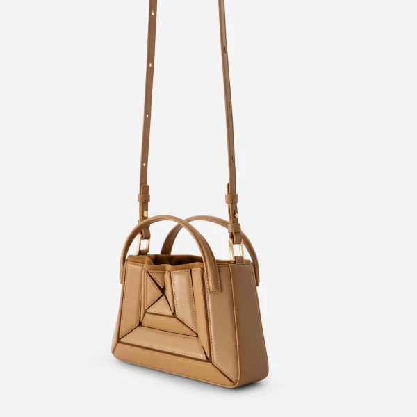Mlouye Mini Sera Tote in Biscuit | Mini Bags | Coveti