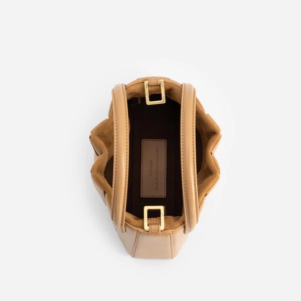 Mlouye Mini Sera Tote in Biscuit | Mini Bags | Coveti