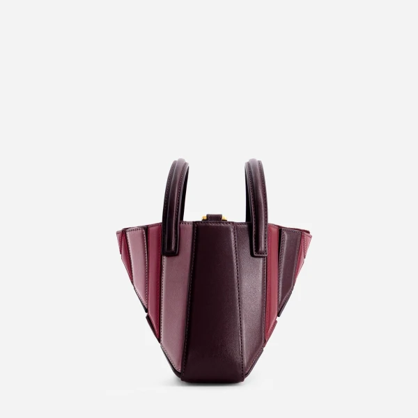 Mlouye Mini Sera Tote in Cranberry | Mini Bags | Coveti