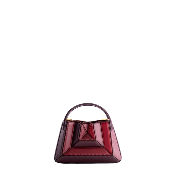 Mlouye Mini Sera Tote in Cranberry | Mini Bags | Coveti