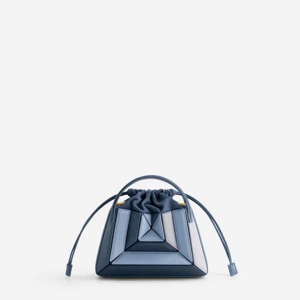 Mlouye Mini Sera Tote in Denim | Mini Bags | Coveti
