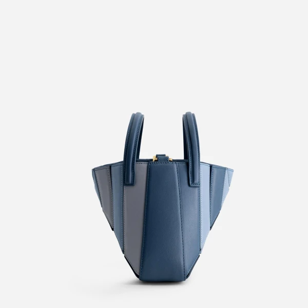 Mlouye Mini Sera Tote in Denim | Mini Bags | Coveti