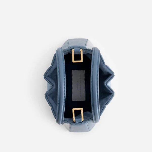 Mlouye Mini Sera Tote in Denim | Mini Bags | Coveti