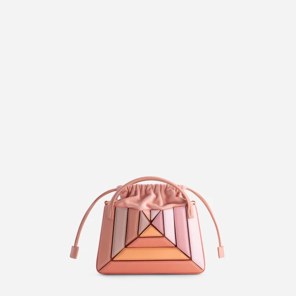 Mlouye Mini Sera Tote in Peach | Mini Bags | Coveti