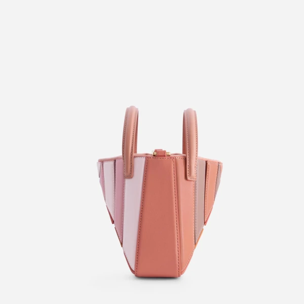 Mlouye Mini Sera Tote in Peach | Mini Bags | Coveti