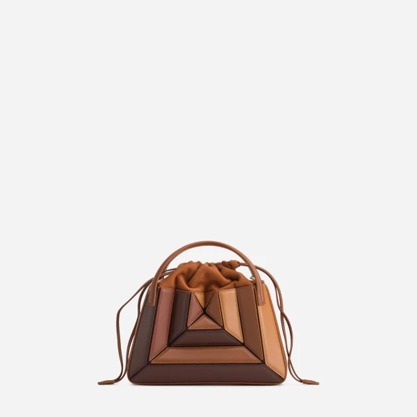 Mlouye Mini Sera Tote in Praline | Mini Bags | Coveti