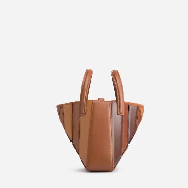 Mlouye Mini Sera Tote in Praline | Mini Bags | Coveti