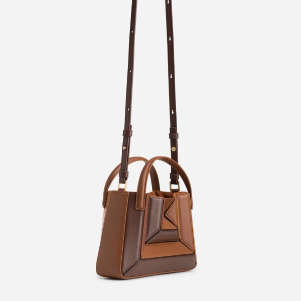 Mlouye Mini Sera Tote in Praline | Mini Bags | Coveti