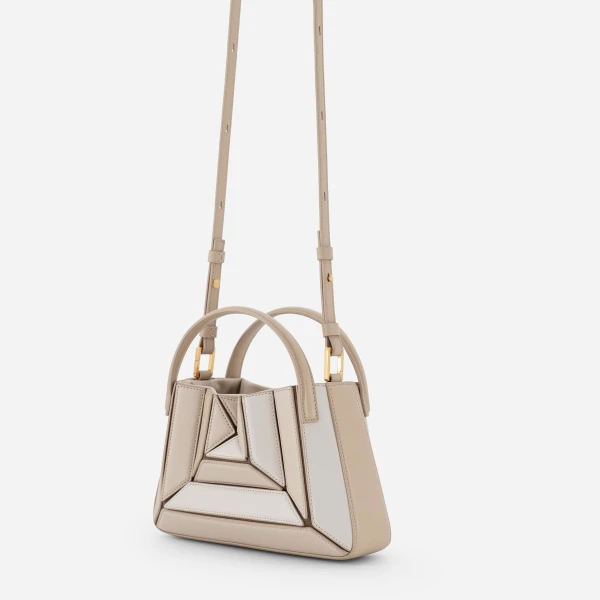 Mlouye Mini Sera Tote in Vanilla | Mini Bags | Coveti