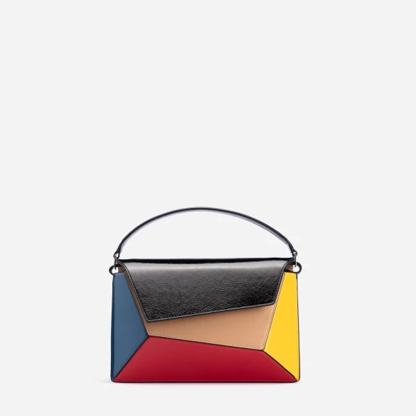 Mlouye Naomi Bag in Mondrian | Shoulder & Crossbody Bags | Coveti