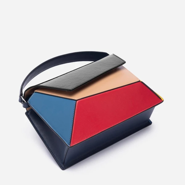 Mlouye Naomi Bag in Mondrian | Shoulder & Crossbody Bags | Coveti