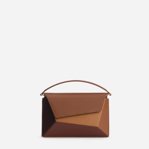 Mlouye Naomi Bag in Praline | Shoulder & Crossbody Bags | Coveti