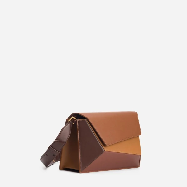 Mlouye Naomi Bag in Praline | Shoulder & Crossbody Bags | Coveti