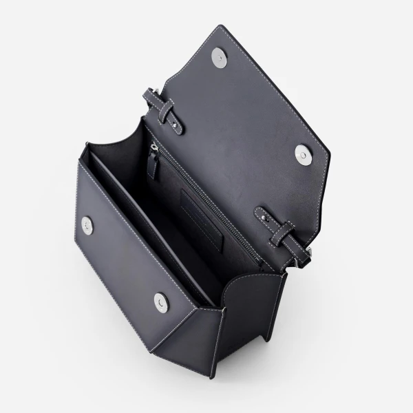 Mlouye Naomi Bag in Schist | Shoulder & Crossbody Bags | Coveti