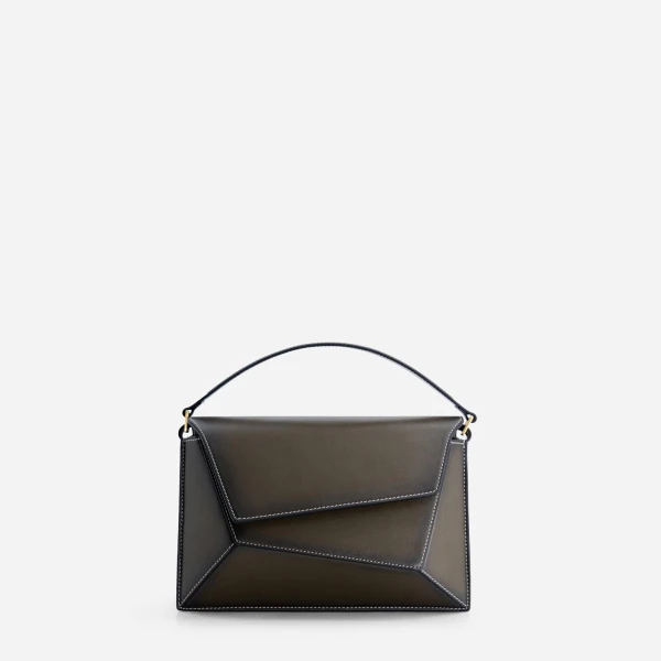 Mlouye Naomi Bag in Truffle Green | Shoulder & Crossbody Bags | Coveti