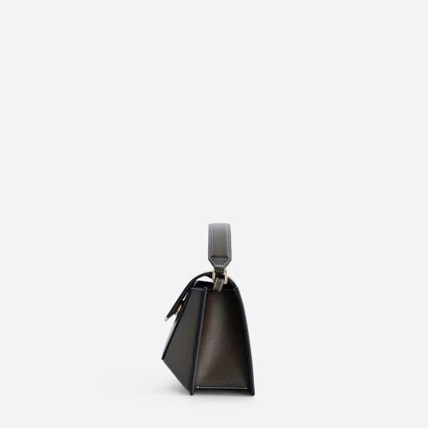 Mlouye Naomi Bag in Truffle Green | Shoulder & Crossbody Bags | Coveti