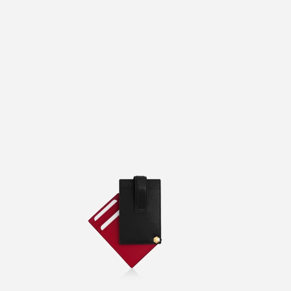 Mlouye Rotate Cardholder in Black | Wallets & Purses | Coveti