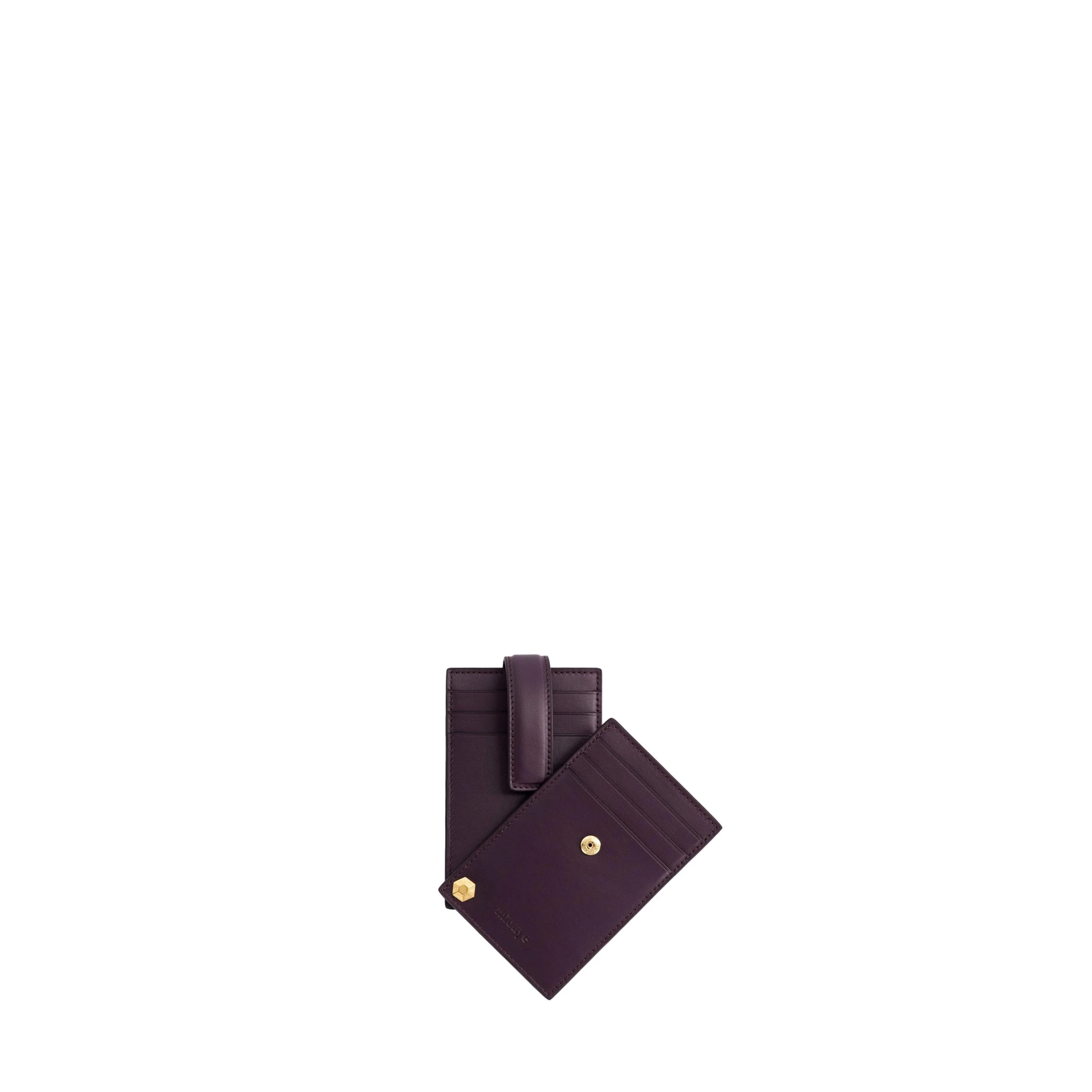 Mlouye Rotate Cardholder in Dark Grapes Mlouye Rotate Cardholder in Dark Grapes | Wallets & Purses | Coveti