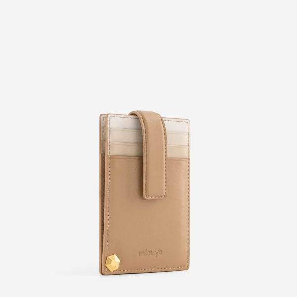 Mlouye Rotate Cardholder in Milky | Wallets & Purses | Coveti
