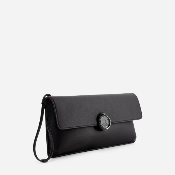 Mlouye Seal Clutch in Carbon | Clutch Bags | Coveti