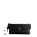 Mlouye Seal Clutch in Carbon | Clutch Bags | Coveti