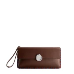 Mlouye Seal Clutch in Espresso | Clutch Bags | Coveti