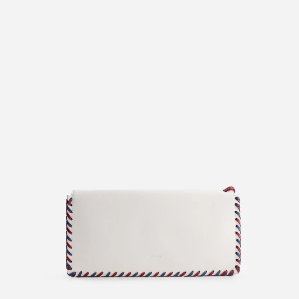 Mlouye Seal Clutch in Off White | Clutch Bags | Coveti