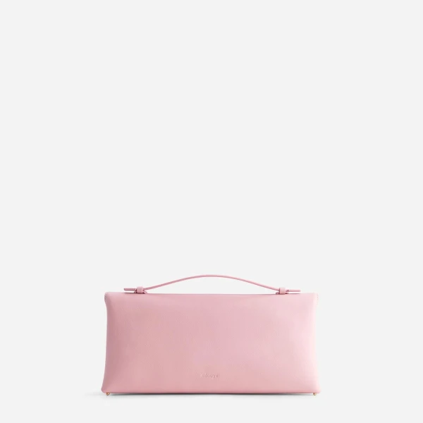 Mlouye Seal Double Clutch in Baby Pink | Clutch Bags | Coveti