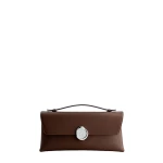 Mlouye Seal Double Clutch in Espresso | Clutch Bags | Coveti