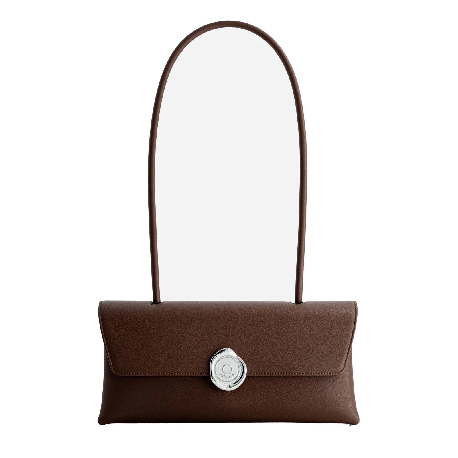 Mlouye Seal Flap Bag in Espresso Mlouye Seal Flap Bag in Espresso | Shoulder & Crossbody Bags | Coveti