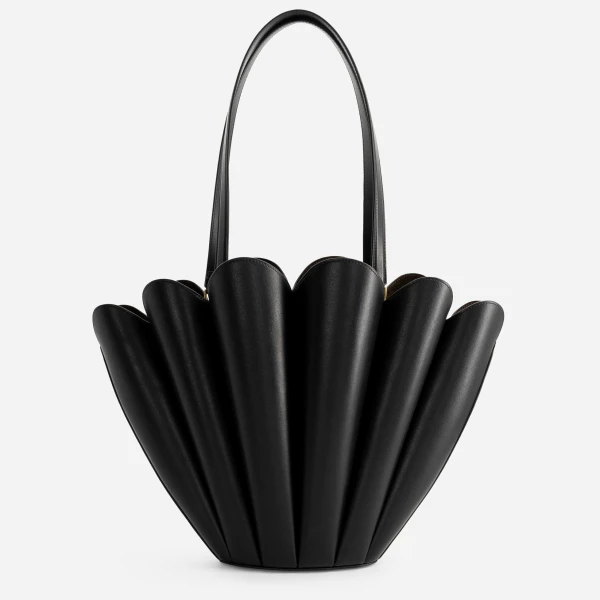 Mlouye Seashell Tote in Black | Totes & Top-Handle Bags | Coveti