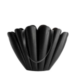 Mlouye Seashell Tote in Black | Totes & Top-Handle Bags | Coveti