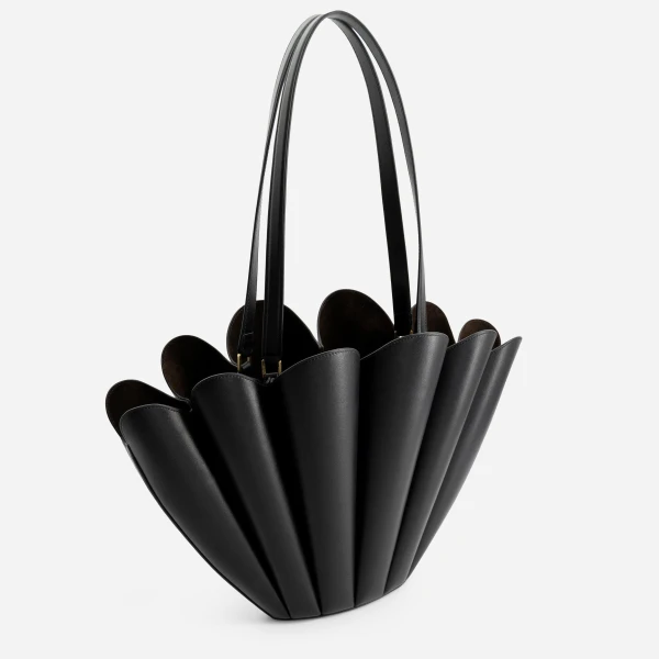 Mlouye Seashell Tote in Black | Totes & Top-Handle Bags | Coveti