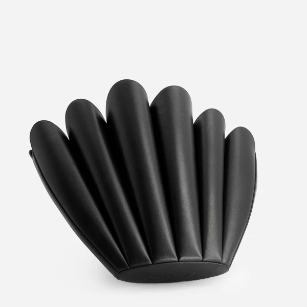 Mlouye Seashell Tote in Black | Totes & Top-Handle Bags | Coveti
