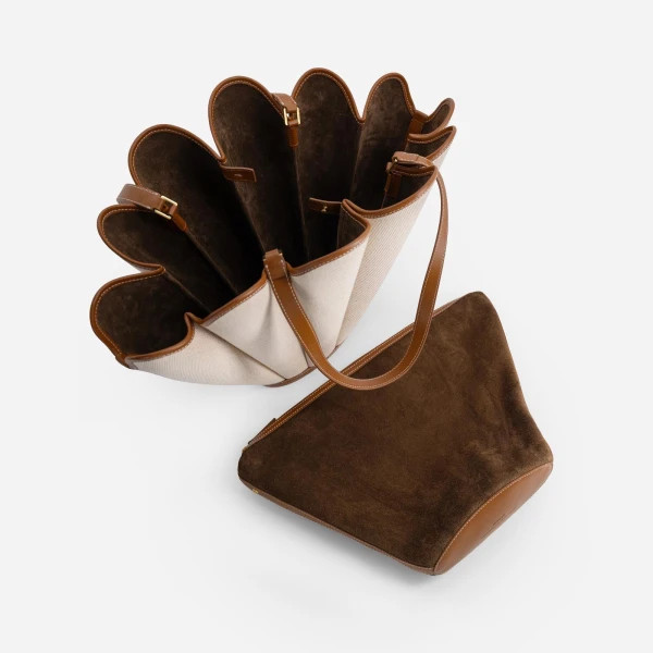 Mlouye Seashell Tote in Canvas | Totes & Top-Handle Bags | Coveti