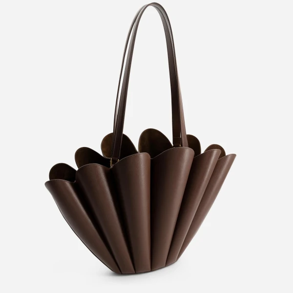 Mlouye Seashell Tote in Espresso | Totes & Top-Handle Bags | Coveti