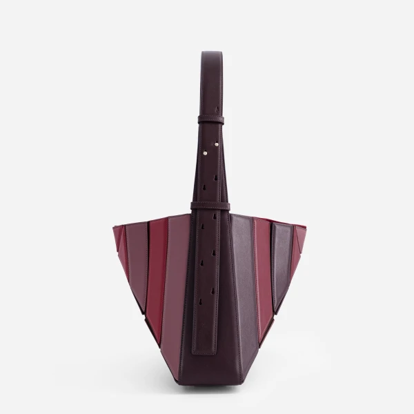 Mlouye Sera Eclat Bag in Cranberry | Shoulder & Crossbody Bags | Coveti