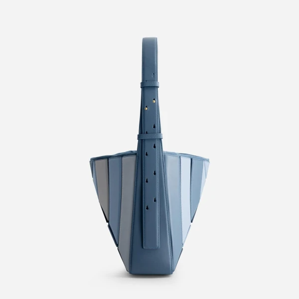 Mlouye Sera Eclat Bag in Denim | Shoulder & Crossbody Bags | Coveti