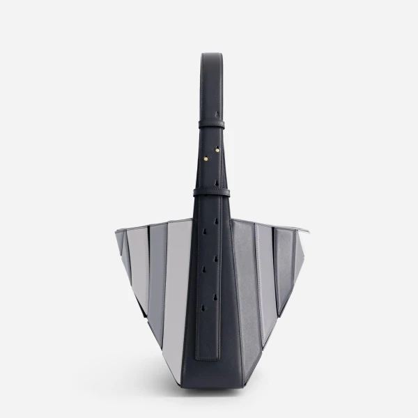 Mlouye Sera Eclat Bag in Shark | Shoulder & Crossbody Bags | Coveti