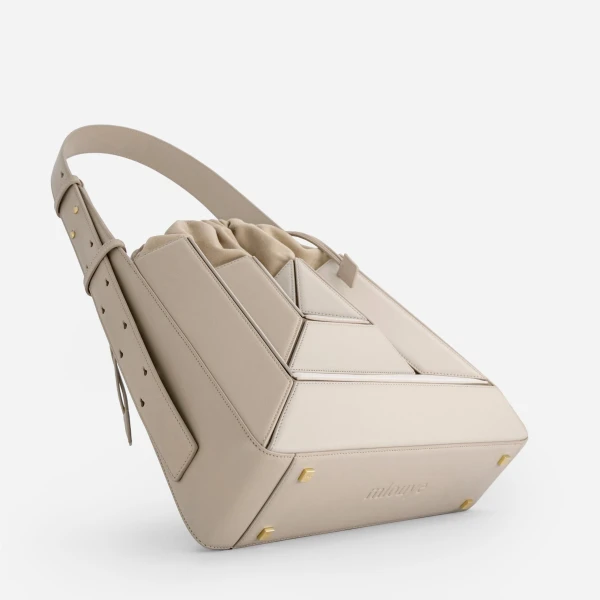 Mlouye Sera Eclat Bag in Vanilla | Shoulder & Crossbody Bags | Coveti