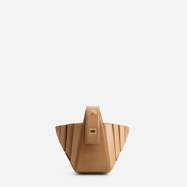 Mlouye Sera Mia Bag in Biscuit | Totes & Top-Handle Bags | Coveti