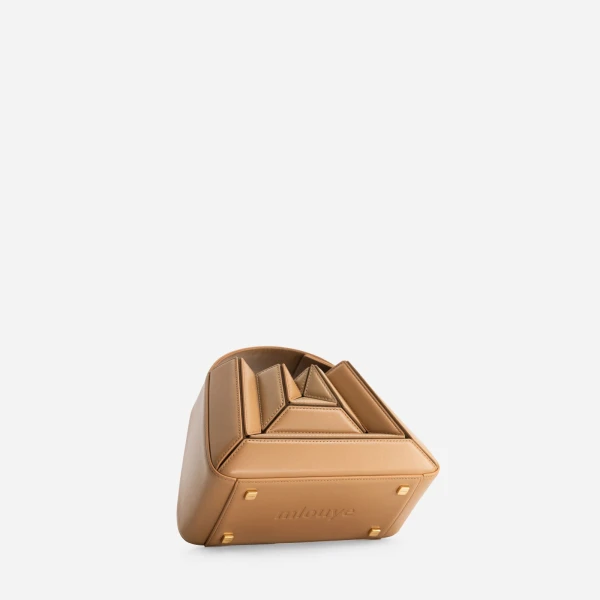 Mlouye Sera Mia Bag in Biscuit | Totes & Top-Handle Bags | Coveti