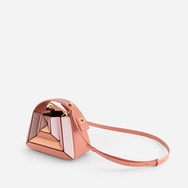 Mlouye Sera Mia Bag in Peach | Totes & Top-Handle Bags | Coveti